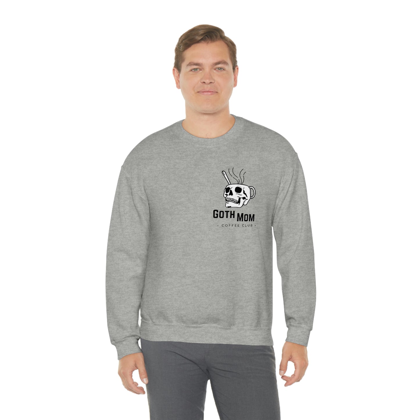 Goth Mom Coffee Club Unisex Crewneck Sweatshirt