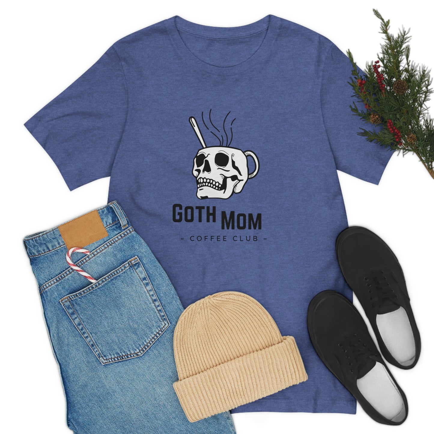 Goth Mom Coffee Club - Unisex Jersey Short Sleeve Tee