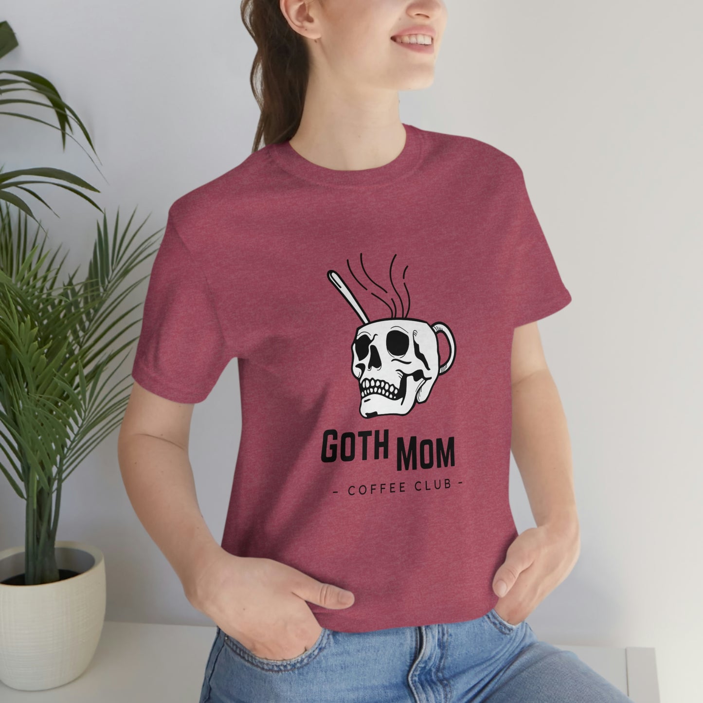 Goth Mom Coffee Club - Unisex Jersey Short Sleeve Tee
